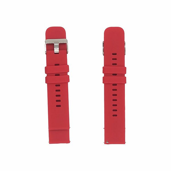 Zamjenski remen MEANIT za smartwach, 22mm crveni-0