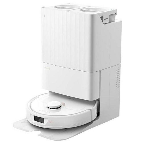 Robotski usisavač ROBOROCK Q REVO bijeli, stanica za samopražnjenje-0