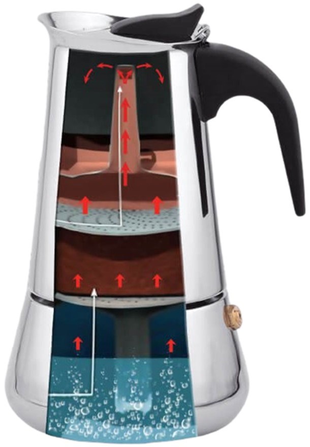 Ručni aparat za kavu Feel-Maestro MR1660-200 Pod 0.2 L krom-3