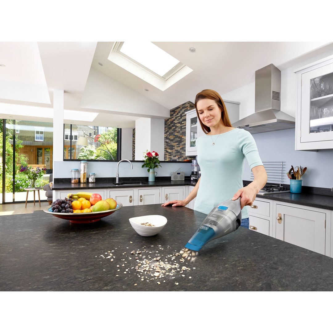 Kućni usisavač BLACK+DECKER NVC215WA-QW (10.8V, bijela boja)-0