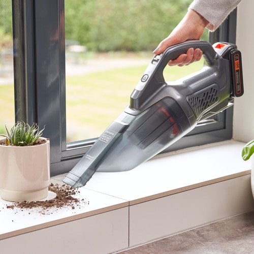 Ručni usisavač BLACK+DECKER Dustbuster (crna siva, bez vrećice)-1