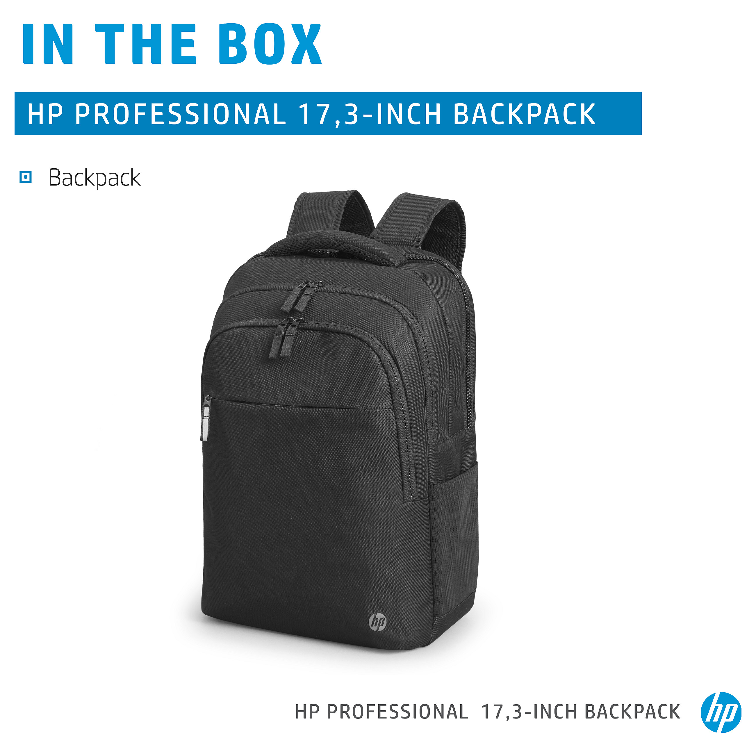 Ruksak za prijenosno računalo HEWLETT PACKARD Professional 17.3-inch (crna, za 17.3 prijenosna računala)-6