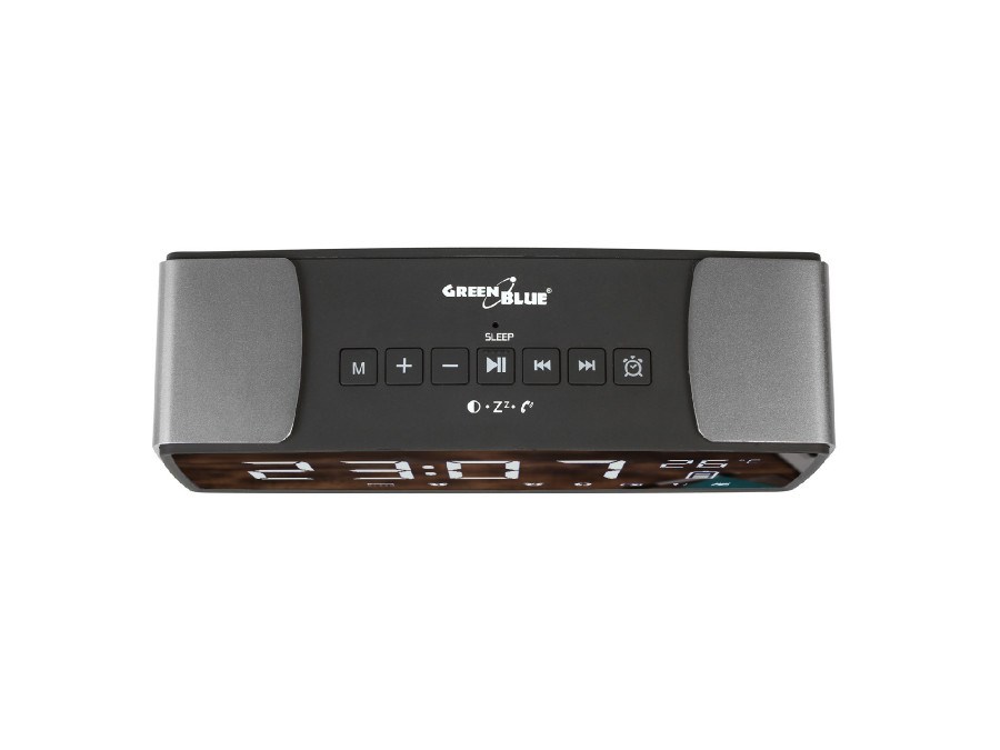 Greenblue 62917 Clock Digital Black, Grey-1