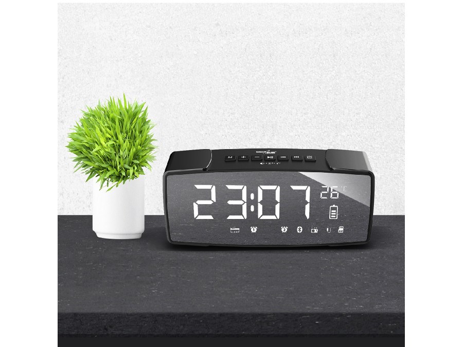 Greenblue 62917 Clock Digital Black, Grey-7