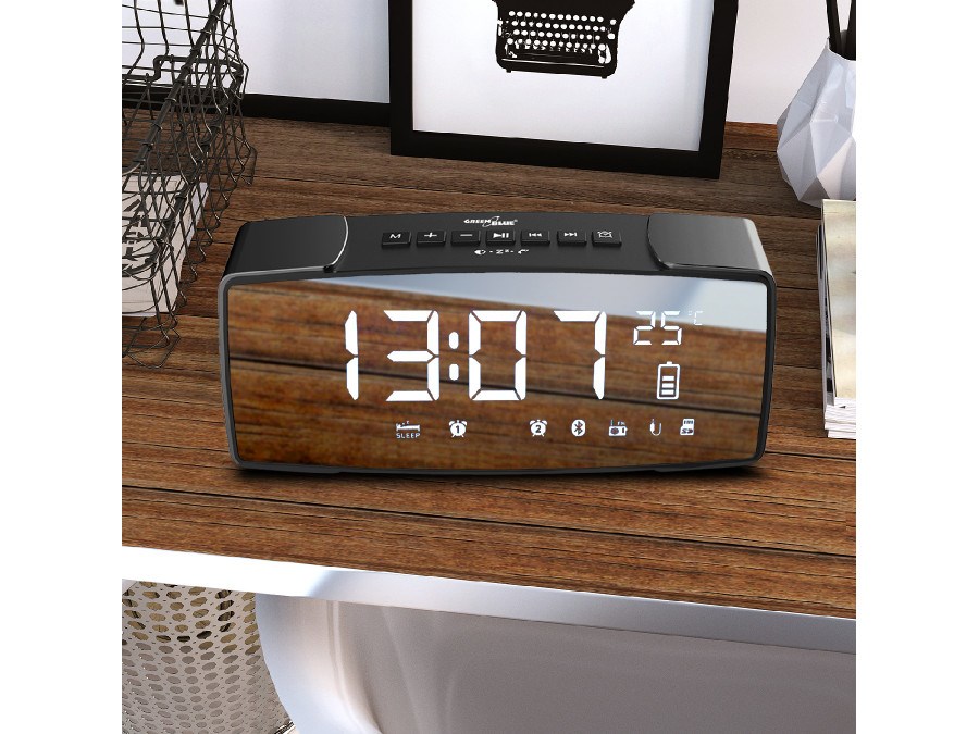 Greenblue 62917 Clock Digital Black, Grey-6