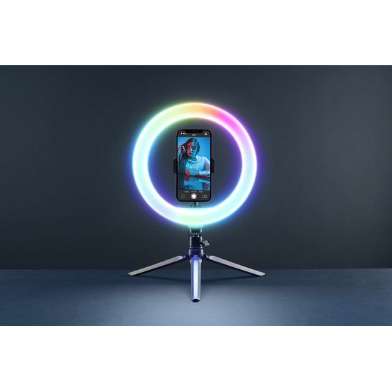 Svjetlosni prsten sa stalkom CELLULARLINE mini Multicolor-3