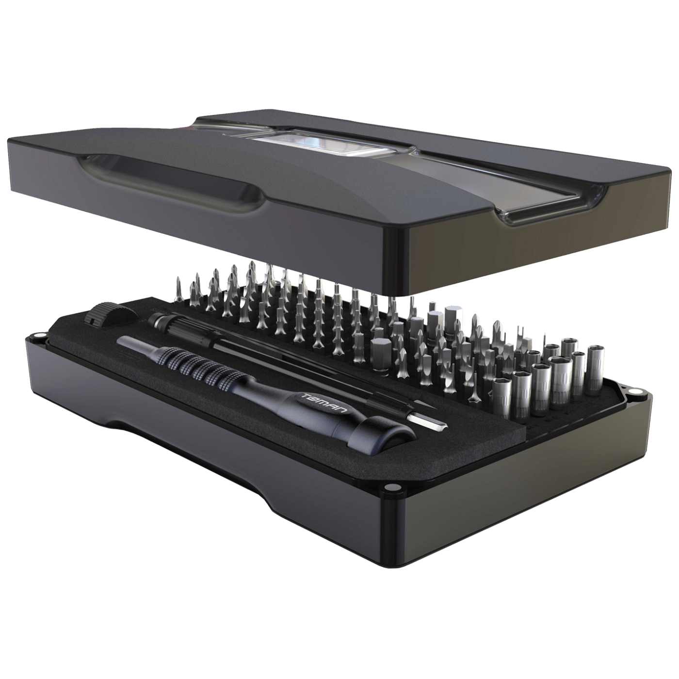 Set alata TOMAN TT-1060, precizni odvijači, 106 kom-3