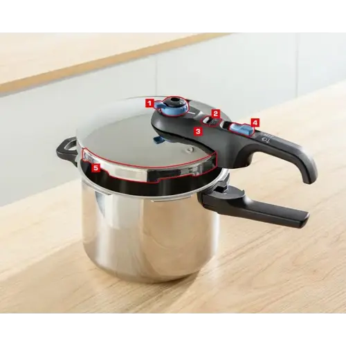 Set ekspres lonaca TEFAL Secure Trendy P2584301 (4L+ 6L, parna košara)-6