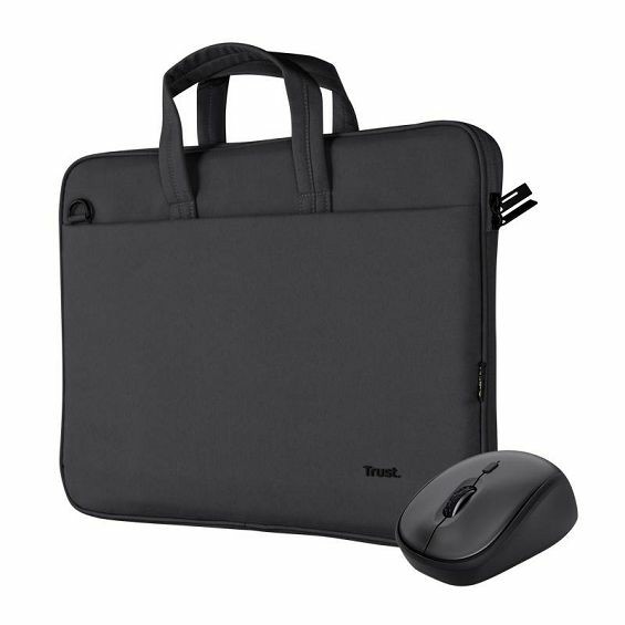 Set TRUST Bologna 16" 24988, torba za laptop + bežični miš crni (5 godina jamstva)-5