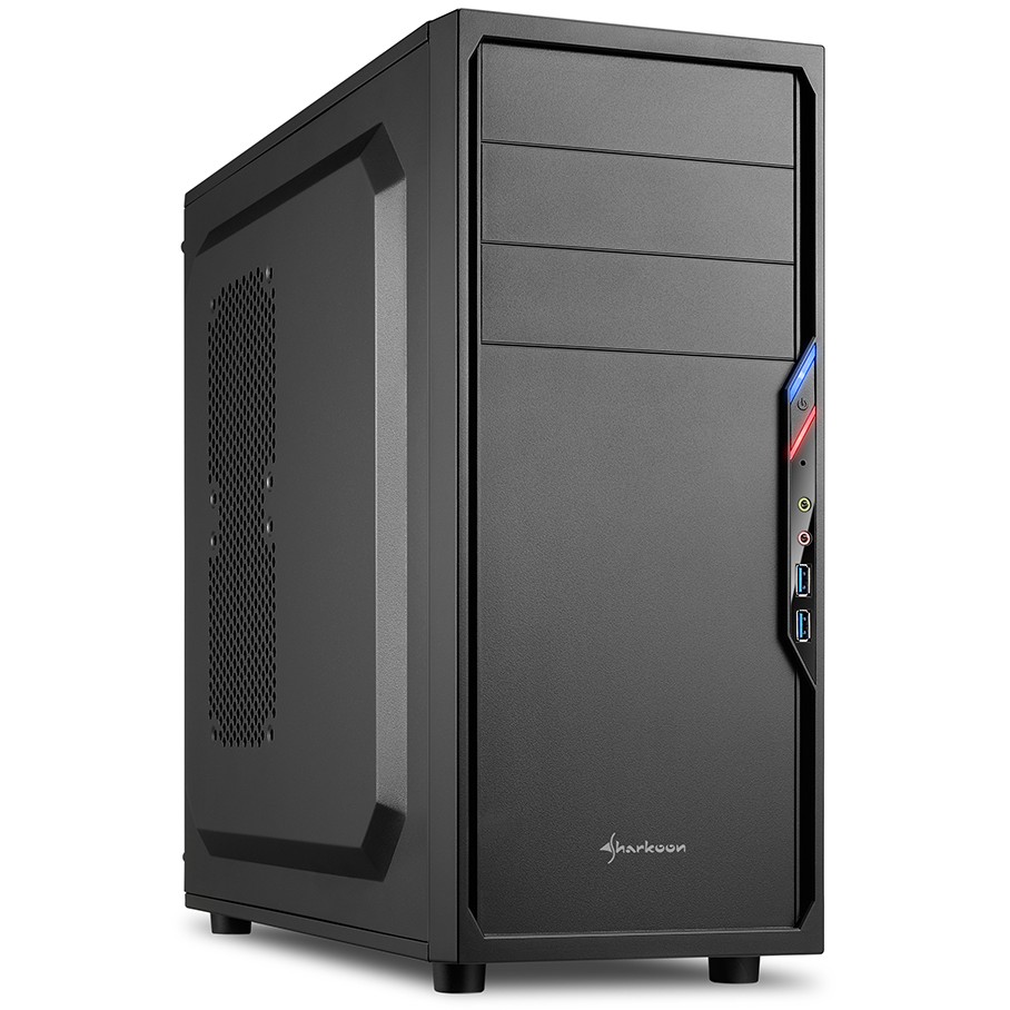 Sharkoon VS4-V Midi-Tower ATX kućište, bez napajanja, crno-0