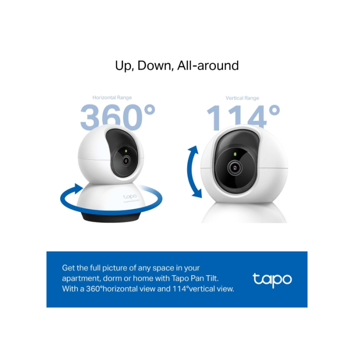 Nadzorna kamera TP-LINK TAPO C220 2K (4MP, PT, IR, AI detekcija, WiFi, unutarnja)-2
