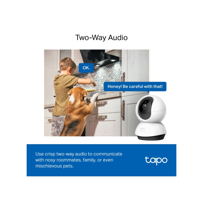 Nadzorna kamera TP-LINK TAPO C220 2K (4MP, PT, IR, AI detekcija, WiFi, unutarnja)-5