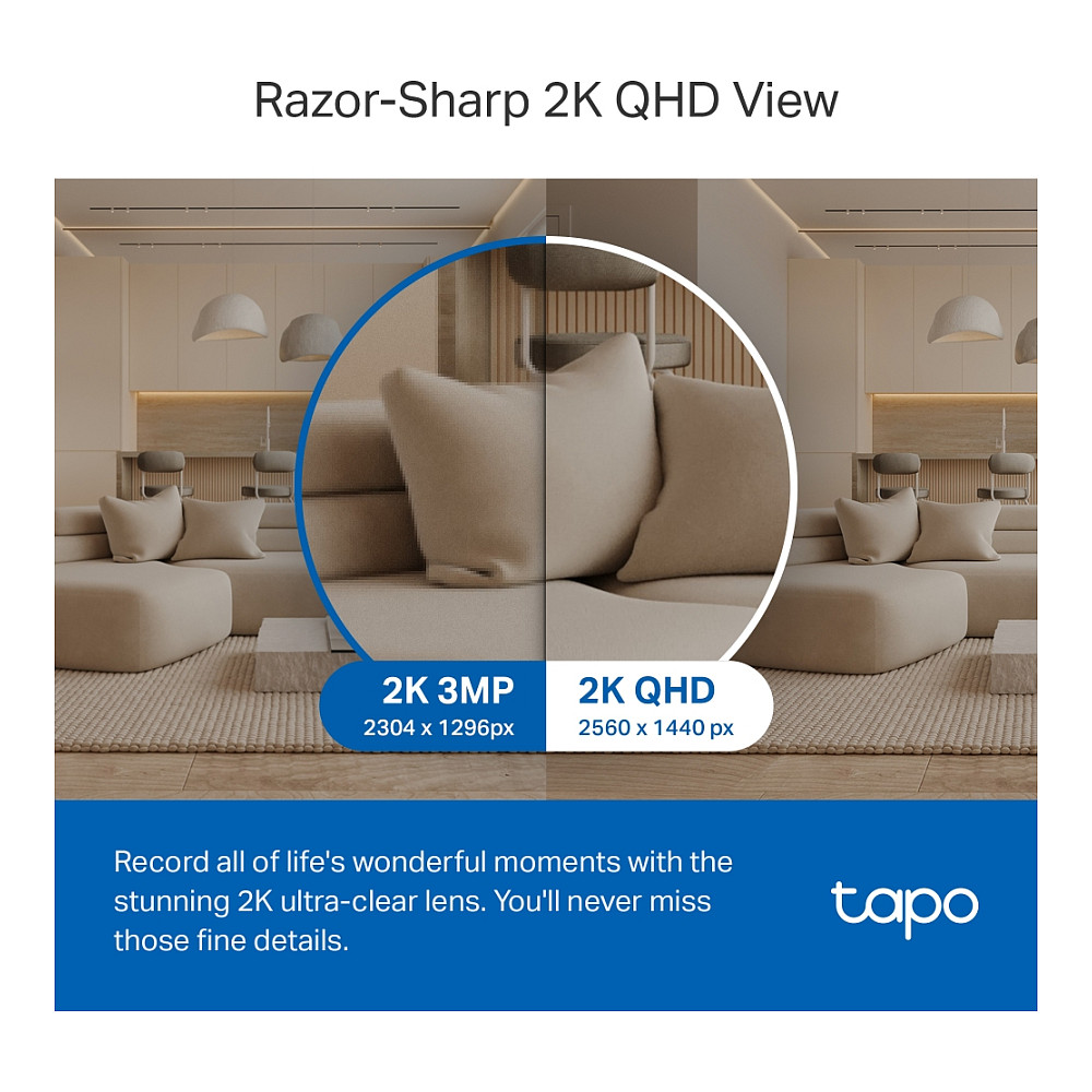 Nadzorna kamera TP-LINK TAPO C220 2K (4MP, PT, IR, AI detekcija, WiFi, unutarnja)-14
