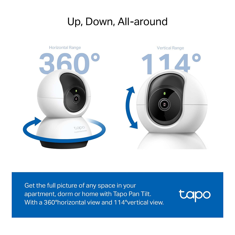 Nadzorna kamera TP-LINK TAPO C220 2K (4MP, PT, IR, AI detekcija, WiFi, unutarnja)-15