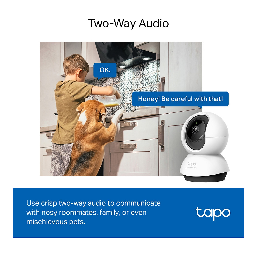 Nadzorna kamera TP-LINK TAPO C220 2K (4MP, PT, IR, AI detekcija, WiFi, unutarnja)-18