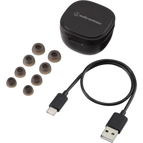 Slušalice AUDIO TECHNICA ATH-SQ1TW crne (bežične, IPX4 vodootporne)-4