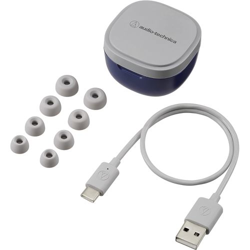 Slušalice AUDIO TECHNICA ATH-SQ1TW tamno plave (bežične, IPX4 vodootporne)-4
