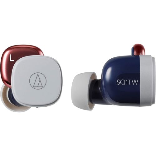 Slušalice AUDIO TECHNICA ATH-SQ1TW tamno plave (bežične, IPX4 vodootporne)