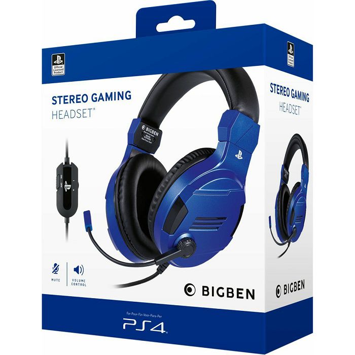 Stereo gaming slusalice BIGBEN za PS4 v3 plave-3