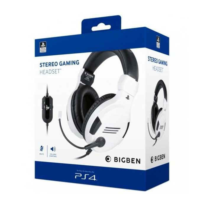 Gaming slušalice BIGBEN stereo gaming za PS4 v3 bijele (3.5mm)-1