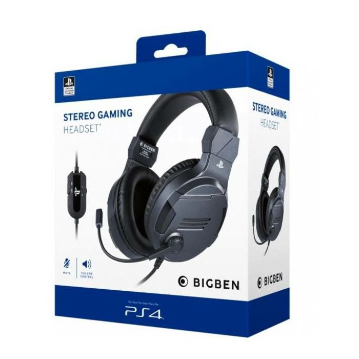 Stereo gaming slušalice BIGBEN za PS4 v3 Titanium-1