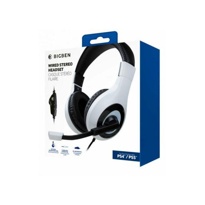 Stereo gaming slušalice BIGBEN za PS5 bijele-2