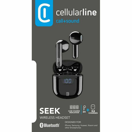 Slušalice CELLLULARLINE ACL TWS SEEK crne (bežične)-2