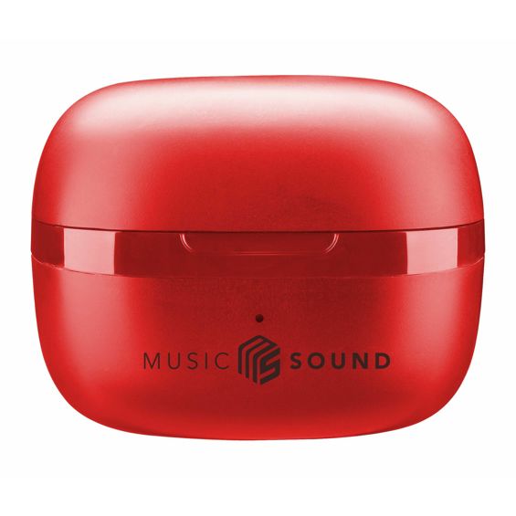 Slušalice CELLULARLINE MUSIC SOUND TWS Flow, crvene-5