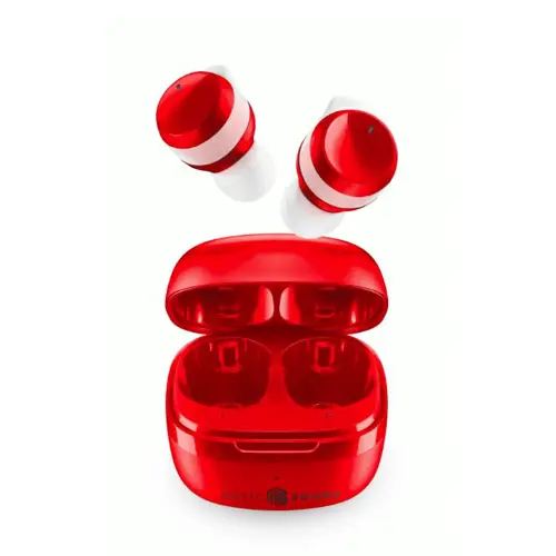 Slušalice CELLULARLINE MUSIC SOUND TWS Flow, crvene-0