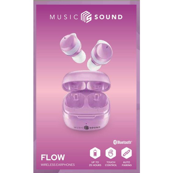Slušalice CELLULARLINE MUSIC SOUND TWS Flow, ljubičaste-8