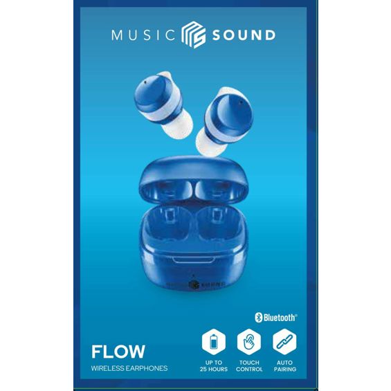 Slušalice CELLULARLINE MUSIC SOUND TWS Flow, plave-6