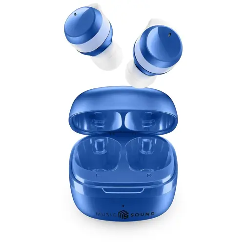 Slušalice CELLULARLINE MUSIC SOUND TWS Flow, plave-0
