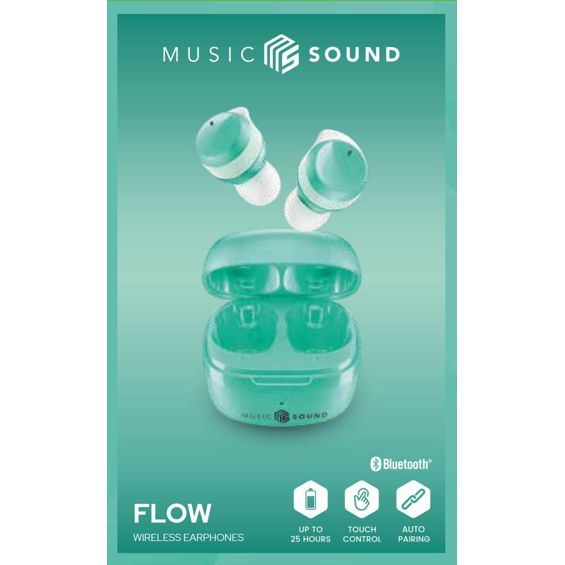 Slušalice CELLULARLINE MUSIC SOUND TWS Flow, zelene-9