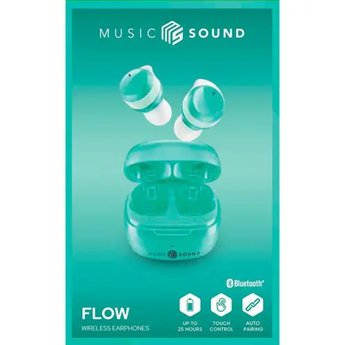 Slušalice CELLULARLINE MUSIC SOUND TWS Flow, zelene-5