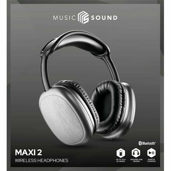 Slušalice CELLULARLINE, AUDIO MUSIC SOUND, Maxi 2, BT, Naglavne crna-5