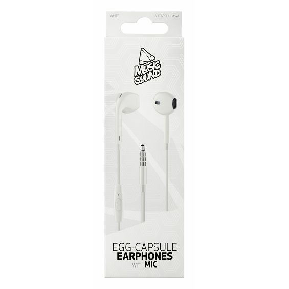 Slušalice CELLULARLINE, MUSIC SOUND, Capsule, In-Ear, 3,5mm bijele-2