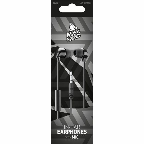 Slušalice CELLULARLINE Music Sound, In-Ear, 3,5mm crne-1