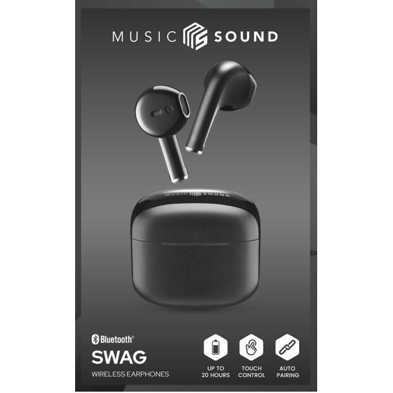 Slušalice CELLULARLINE (Swag, BT, earbuds, TWS) crne-3