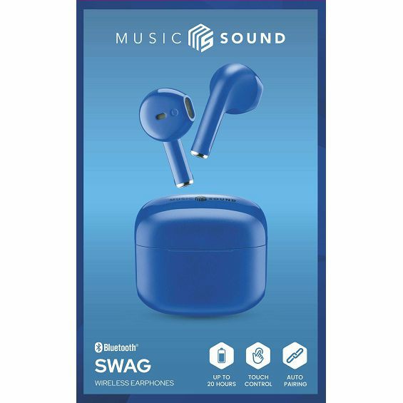 Slušalice CELLULARLINE, MUSIC SOUND, Swag, Bluetooth, In-Ear, TWS, Blue-3