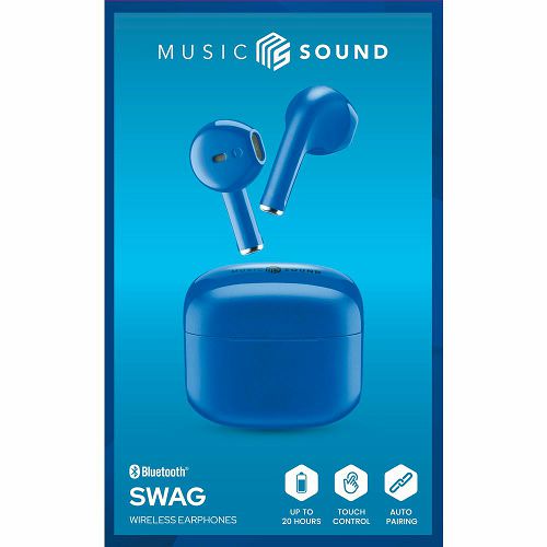Slušalice CELLULARLINE, MUSIC SOUND, Swag, Bluetooth, In-Ear, TWS, Blue-1