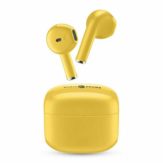 Slušalice CELLULARLINE MUSIC SOUND Swag, Bluetooth, TWS, žute-2