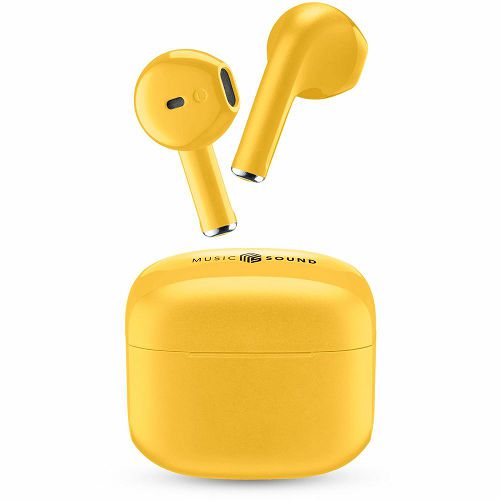 Slušalice CELLULARLINE MUSIC SOUND Swag, Bluetooth, TWS, žute