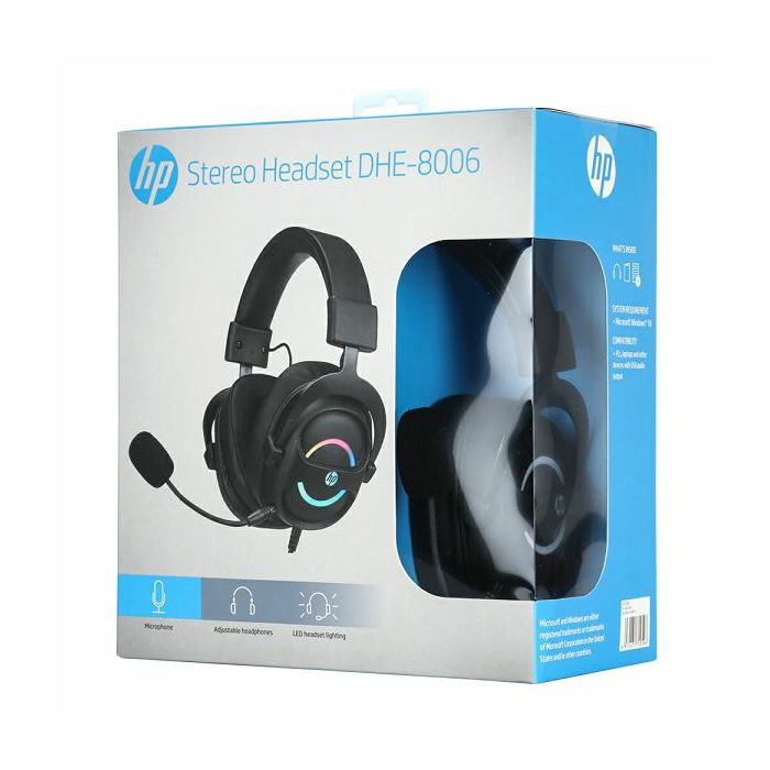 Slušalice s mikrofonom HP DHE-8006 USB crne-2