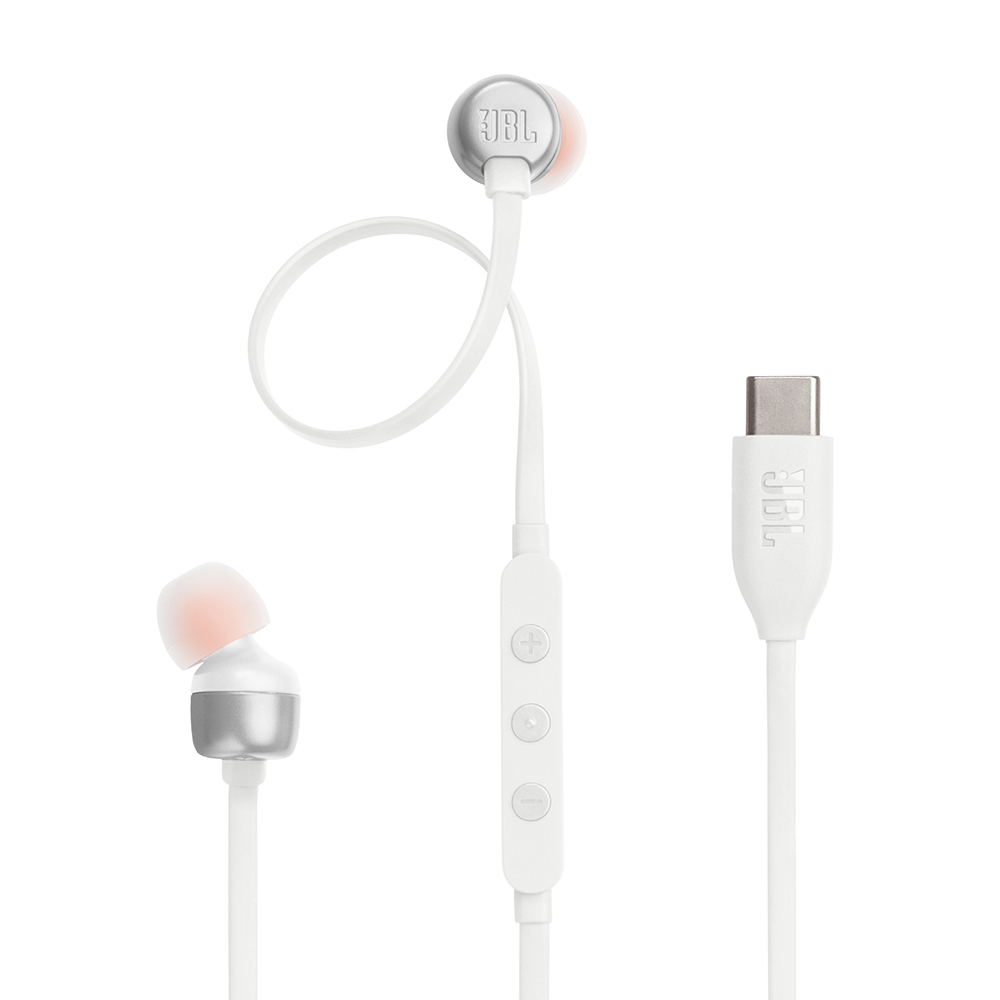 Slušalice JBL T310C USB bijele-3