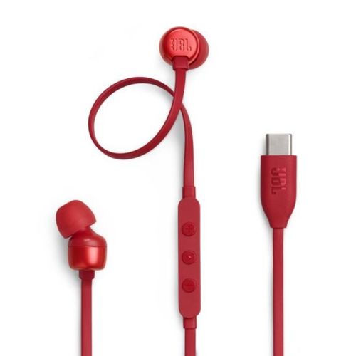 Slušalice JBL T310C USB crvene-1