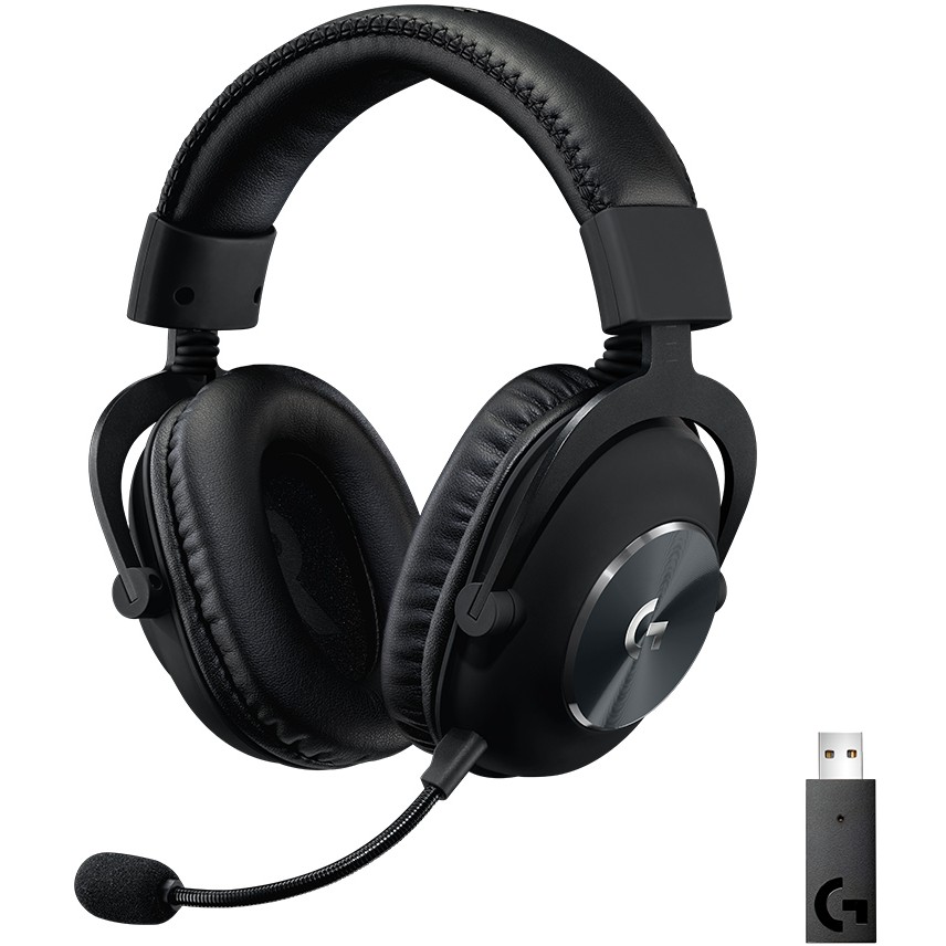 Slušalice LOGITECH G Pro X Lightspeed (bežične, Over-ear), gaming, 981-000907-5