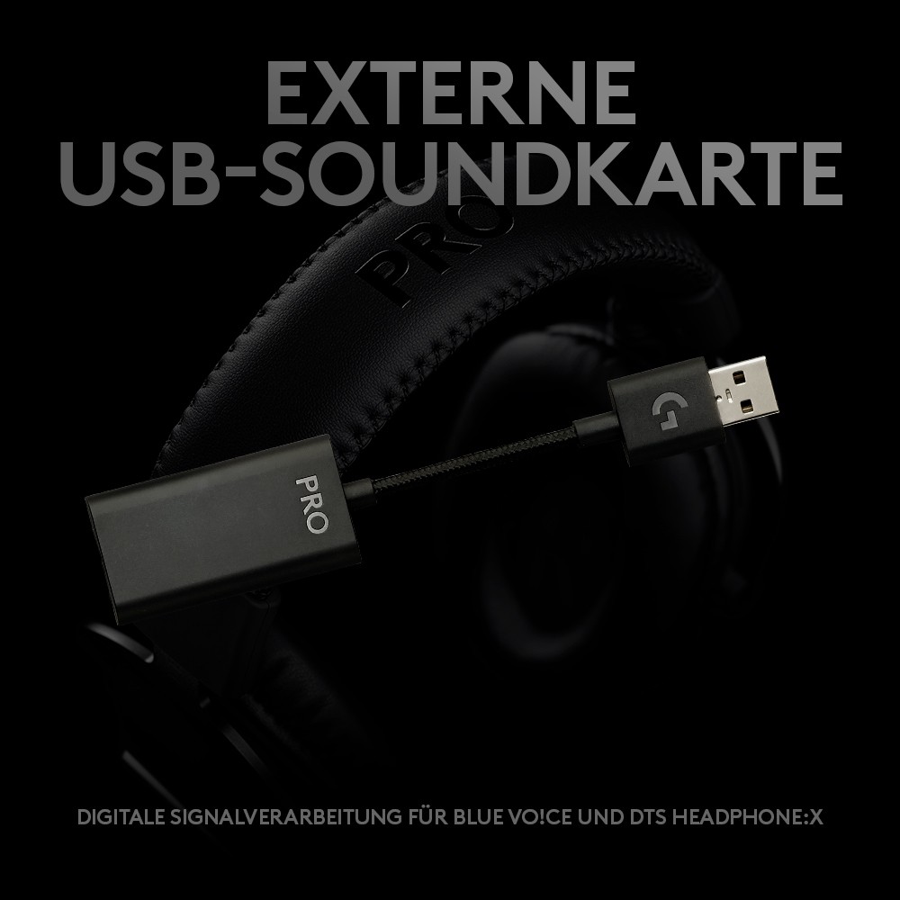 Slušalice LOGITECH G Pro X Lightspeed (bežične, Over-ear), gaming, 981-000907-8