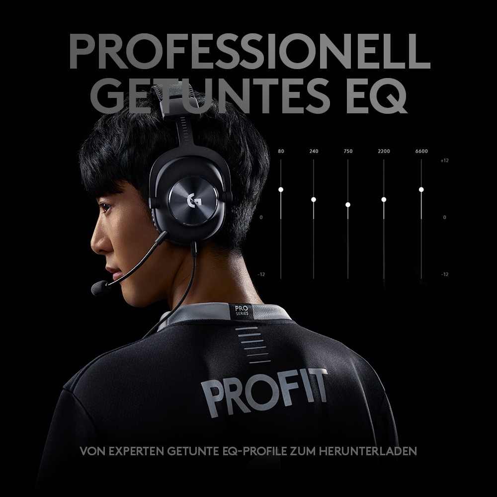 Slušalice LOGITECH G Pro X Lightspeed (bežične, Over-ear), gaming, 981-000907-9
