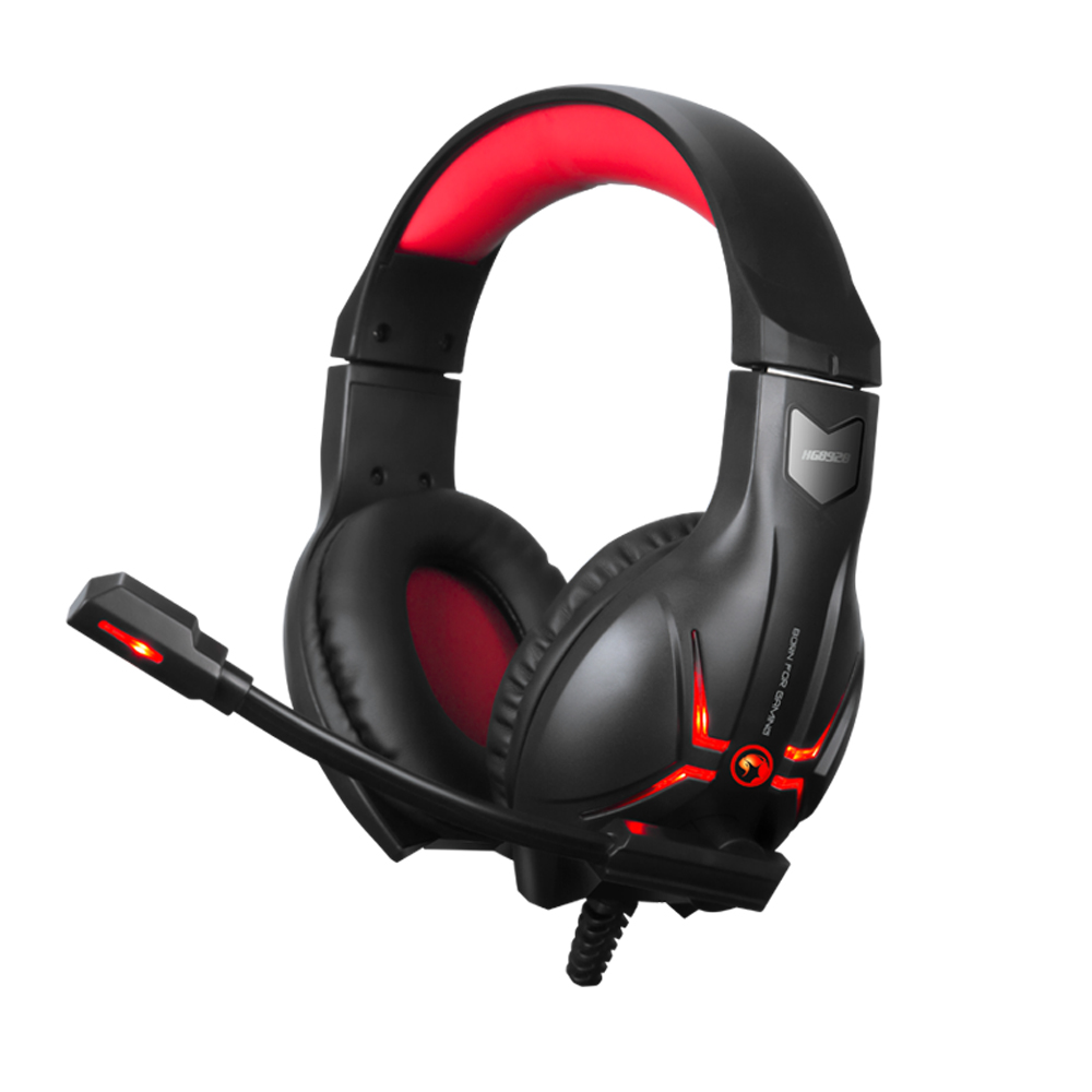Slušalice MARVO SCORPION HG8928 Over-Ear crne (mikrofon, LED, PC/PS4/PS5/Xbox One, žične)-0