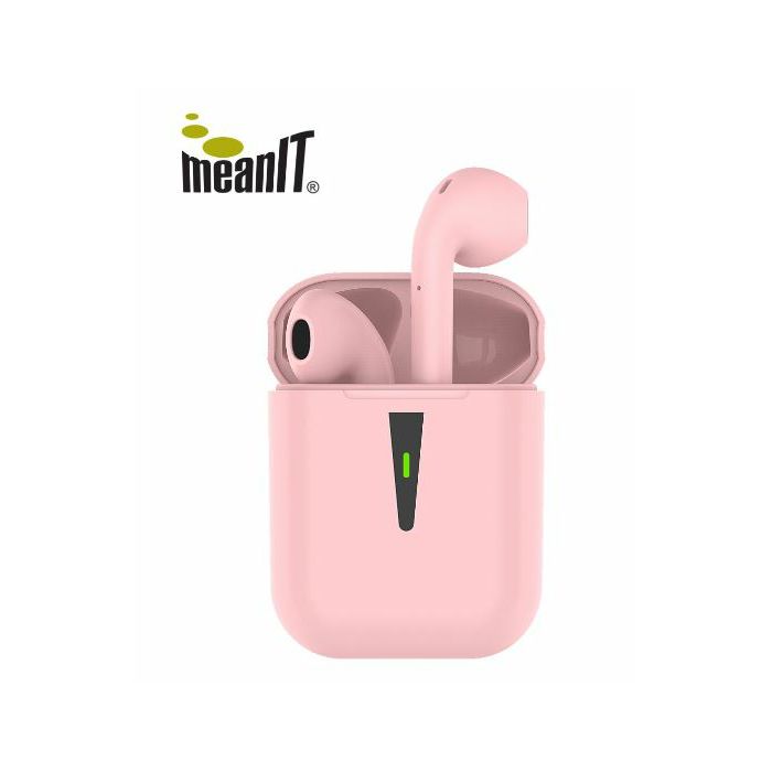 Slušalice MEANIT TWS B200 roze
